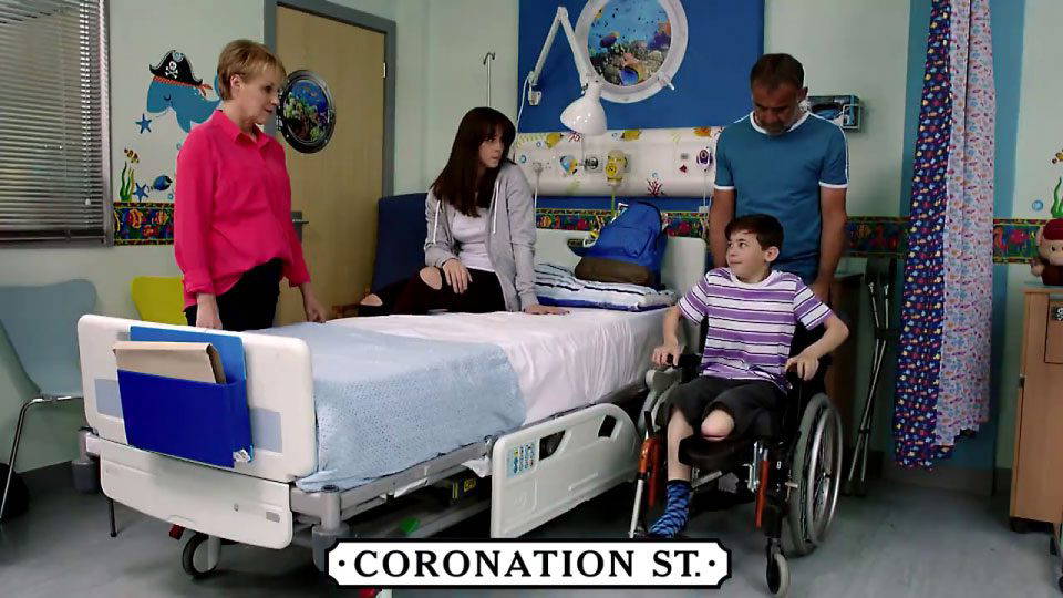 Rehabilitation equipment supplied for Corrie sepsis storyline