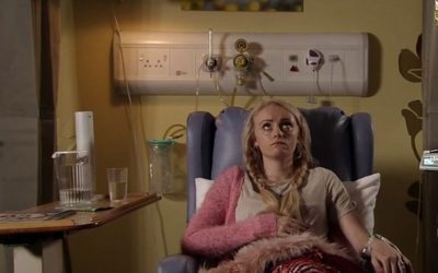 Chemotherapy equipment for Corrie cancer storyline