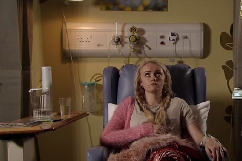 Chemotherapy equipment for Corrie cancer storyline
