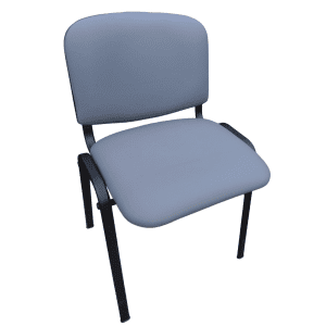 Grey cushioned chair 5090-0020-0097