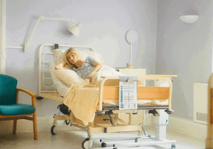 Labour ward scene on Toxci Town 